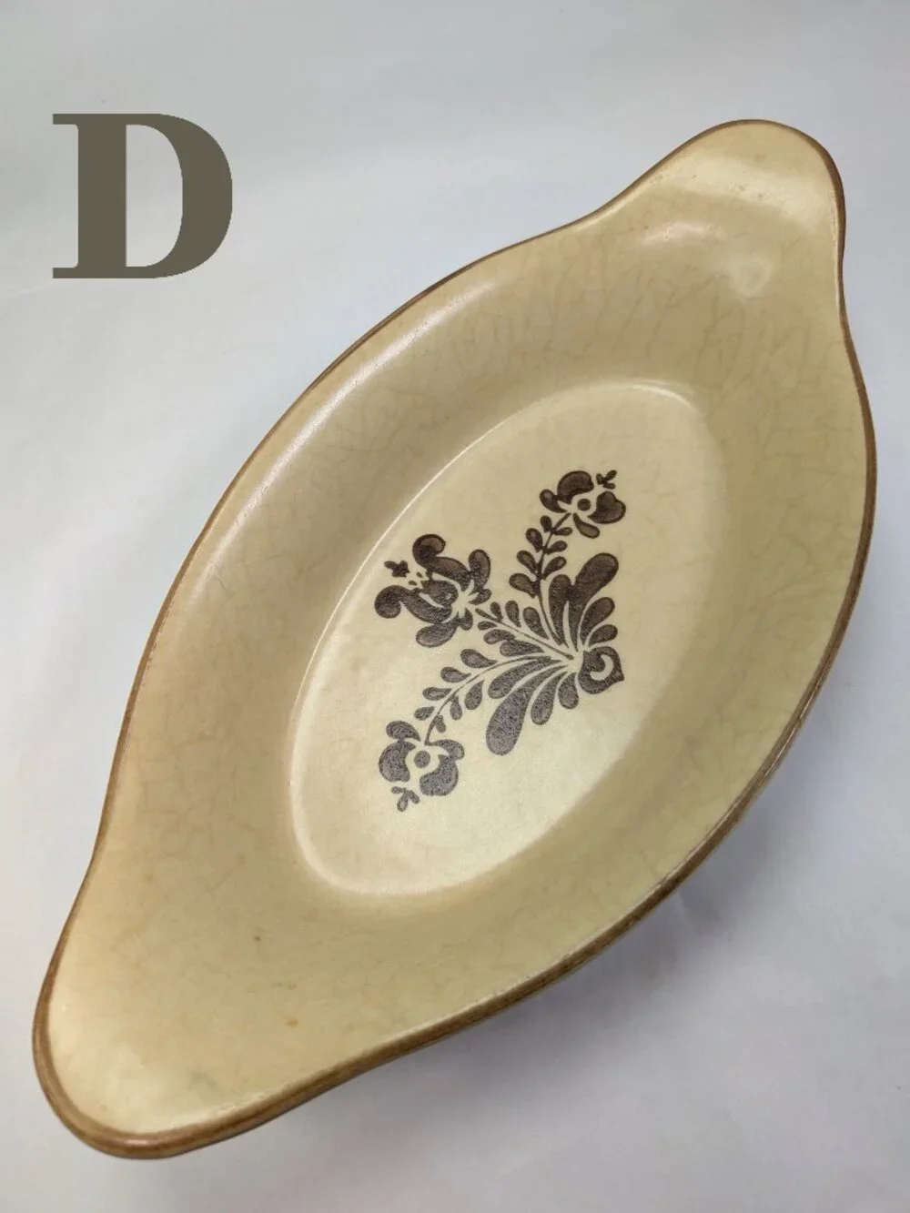 Pfaltzgraff Village Individual (4) Oval Bakers - Nesting Casseroles No Ring